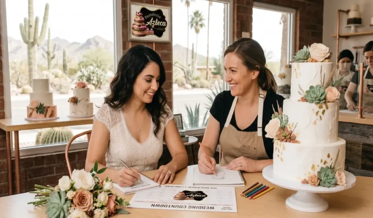 how far in advance to order a wedding cake